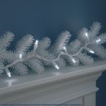 35 Light Non Connectable Pure White LED Mini Lights White Wire